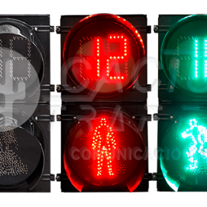 Semáforo Led Peatonal 30 cms